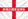 英格兰国旗 - 白底红色十字，代表英格兰国家足球队